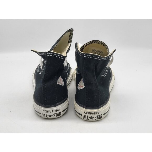 Converse Chuck Taylor All Star Shoes Youths Size 11 Black White High Top Canvas - Picture 6 of 11